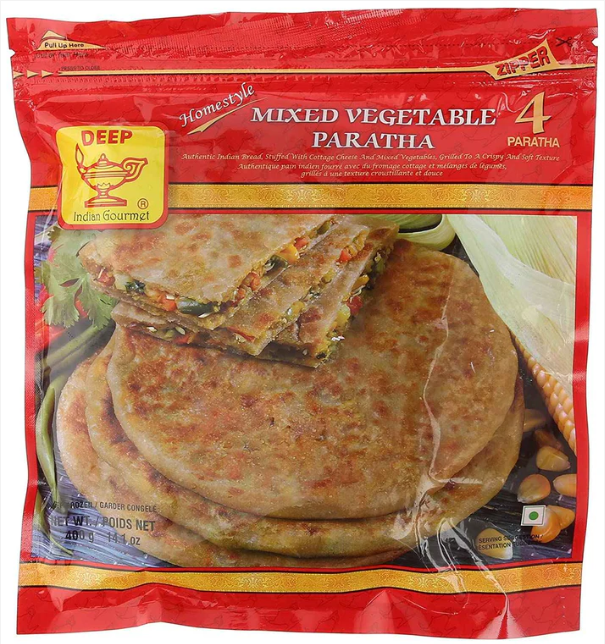 Picture of D-FRZ MIXED VEG PARATHA 4PCS