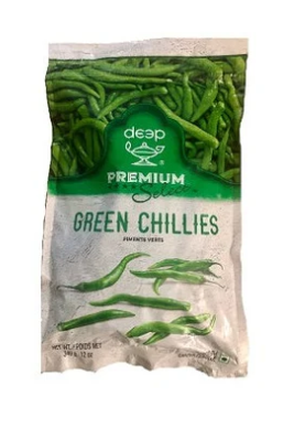 Picture of D-FRZ GREEN CHILLI HOT 340GM