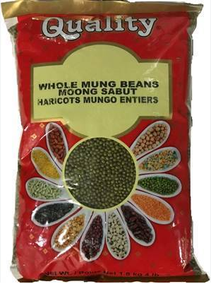 Picture of QUALITY BEANS MOONG WHOLE CELERA 4LB