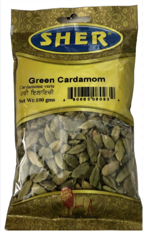 Picture of SHER GREEN CARDAMOM WHL 100GM