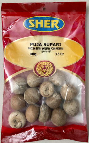 Picture of SHER PUJA SUPARI WHL 100GM