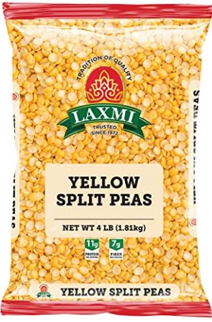 Picture of LAXMI YELLOW SPLIT PEAS  4LB