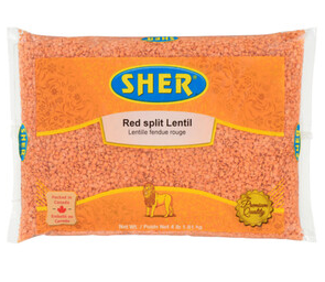 Picture of SHER RED SPLIT LENTIL 2LB