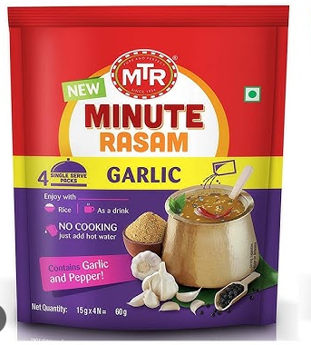 Picture of MTR MINUTE RASAM GARLIC 60GM