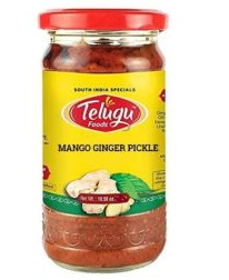 Picture of TELUGU MANGO GINGER PKLE W/O GARLIC 300GM